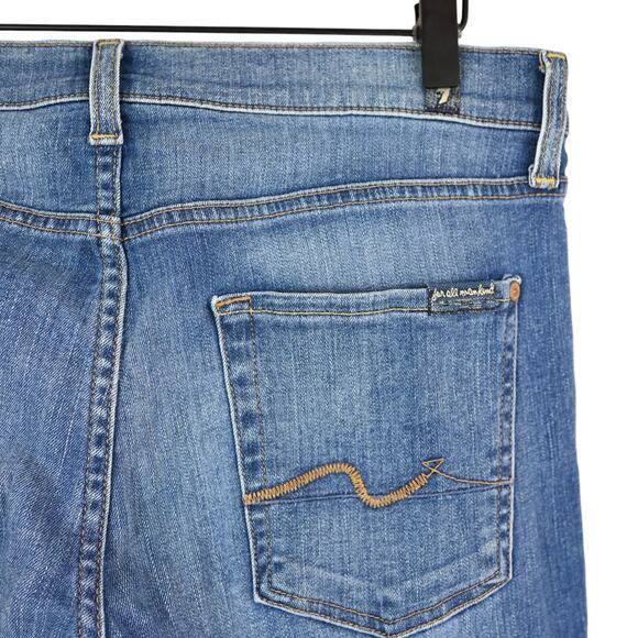 7 For All Mankind “Josefina” Jeans, Distressed - Picture 7 of 10